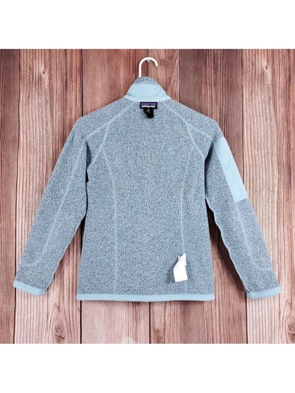 *READ* Patagonia Womens Size XXS Better Sweater 1/4 Zip Pullover Blue 25617 - Picture 8 of 15